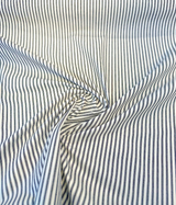 Waverly Classic Ticking Cotton Fabric - Black Classic Ticking Stripe, 54" Width (1 Yard)