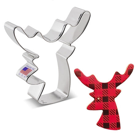 Cookie Cutter Deer Head 4" - 8308A