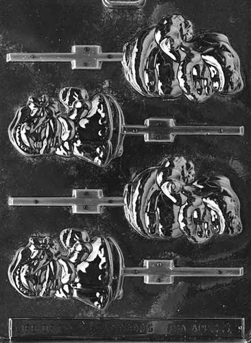 Mr. And Mrs. Claus Lolly Chocolate Mold - LPC032