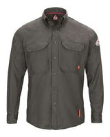 Bulwark Men's iQ Series Long Sleeve Lightweight Woven Shirt