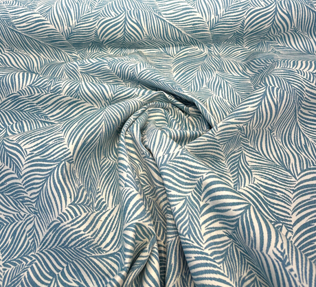 Adventure Tropical Sunbrella Fabric - Cerulean Blue, Reversible, 56" Width (1 Yard)