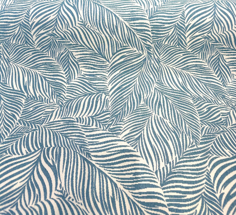Adventure Tropical Sunbrella Fabric - Cerulean Blue, Reversible, 56" Width (1 Yard)