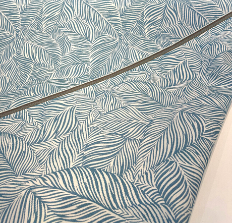 Adventure Tropical Sunbrella Fabric - Cerulean Blue, Reversible, 56" Width (1 Yard)