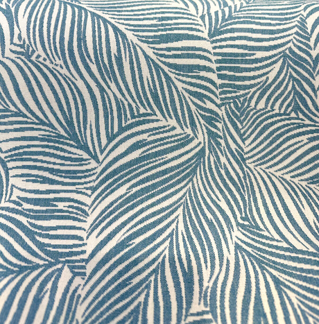 Adventure Tropical Sunbrella Fabric - Cerulean Blue, Reversible, 56" Width (1 Yard)