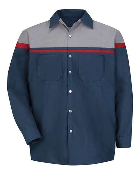 Red Kap Men's Tall Performance Tech Long Sleeve Shirt