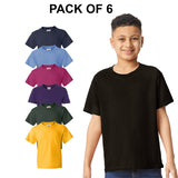 12 Pack: Gildan® Heavy Cotton Youth Short Sleeve Crew-Neck T-Shirt