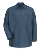 Red Kap Men's Tall Industrial Long Sleeve Work Shirt