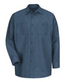 Red Kap Men's Tall Industrial Long Sleeve Work Shirt
