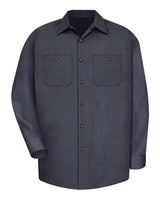 Red Kap Men's Tall Industrial Long Sleeve Work Shirt