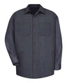Red Kap Men's Tall Industrial Long Sleeve Work Shirt