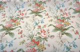 Lucinda Shell 100 Percent Cotton Fabric - Sand Floral, 55" Width (1 Yard)