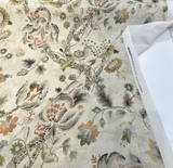 Waverly Adalet Jacobean Chutney Linen Fabric - Floral Vine Pattern, 54" Width (1 Yard)