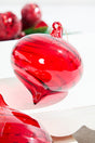 5"-6" Bright Red Glass Ornament