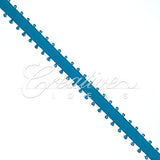 3/16" Double Face Picot Ribbon - 50 Yards (Turquoise)