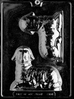 3D Medium Lamb Chocolate Mold - LPE454