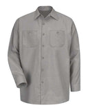 Red Kap Men's Tall Industrial Long Sleeve Work Shirt