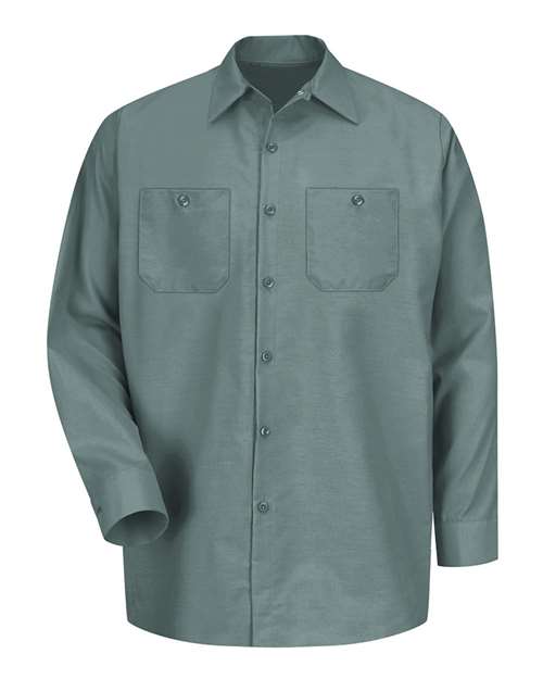 Red Kap Men's Tall Industrial Long Sleeve Work Shirt