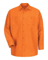 Red Kap Men's Tall Industrial Long Sleeve Work Shirt