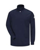Bulwark Men's Tall Tagless Mock Turtleneck FR Shirt