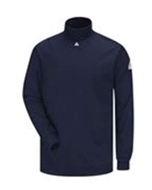 Bulwark Men's Tall Tagless Mock Turtleneck FR Shirt