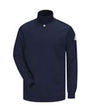 Bulwark Men's Tall Tagless Mock Turtleneck FR Shirt