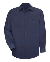 Red Kap Men's Tall Industrial Long Sleeve Work Shirt