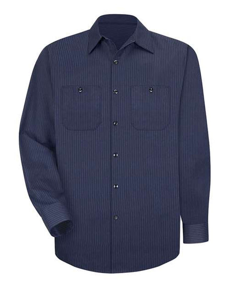 Red Kap Men's Tall Industrial Long Sleeve Work Shirt