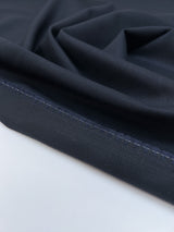 Blue Wool Stretch Fabric