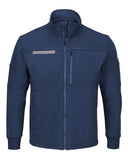 Bulwark Men's Tall Flame-Resistant Zip Front Fleece Jacket
