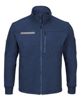 Bulwark Men's Tall Flame-Resistant Zip Front Fleece Jacket