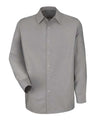 Red Kap Men's Tall Specialized Pocketless Poplin Long Sleeve Work Shirt