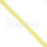 3/16" Double Face Picot Ribbon - 50 Yards (Canary)