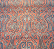 Waverly Clubroom Paisley Damask Majesty Red Chenille Fabric - Paisley Damask, Majesty Red, 54" Width (1 Yard)