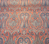 Waverly Clubroom Paisley Damask Majesty Red Chenille Fabric - Paisley Damask, Majesty Red, 54" Width (1 Yard)
