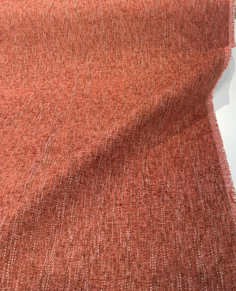 Endure Chenille Upholstery Fabric - Crimson Red, Soft Chenille, 84% Polyester 12% Cotton 4% Acrylic, 54" Width (1 Yard)