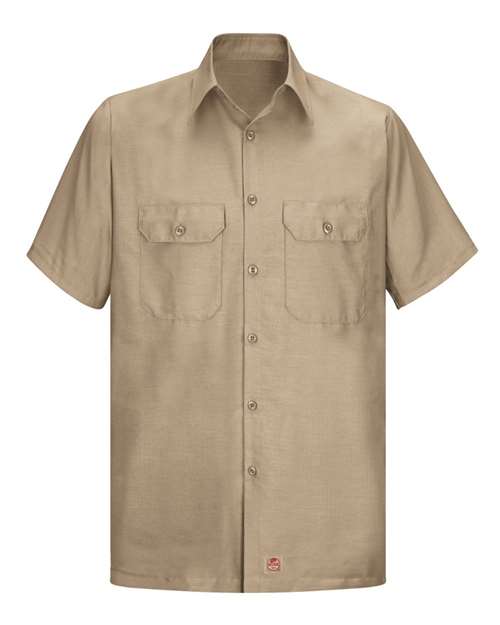 Men's Tall Ripstop Short Sleeve Work Shirt