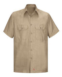 Men's Tall Ripstop Short Sleeve Work Shirt