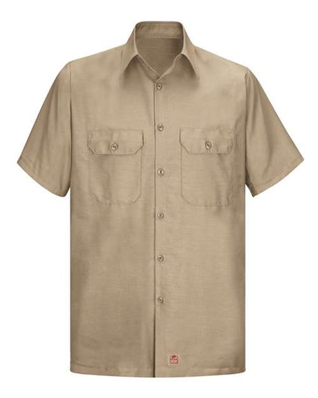 Men's Tall Ripstop Short Sleeve Work Shirt