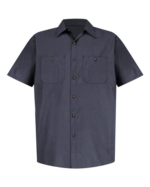 Red Kap Men's Tall Industrial Short Sleeve Work Shirt