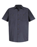 Red Kap Men's Tall Industrial Short Sleeve Work Shirt