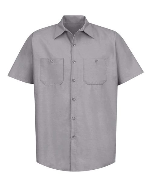 Red Kap Men's Tall Industrial Short Sleeve Work Shirt