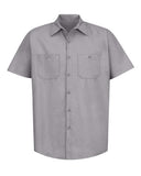 Red Kap Men's Tall Industrial Short Sleeve Work Shirt
