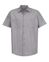 Red Kap Men's Tall Industrial Short Sleeve Work Shirt