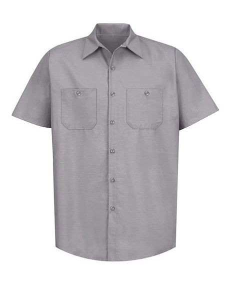 Red Kap Men's Tall Industrial Short Sleeve Work Shirt