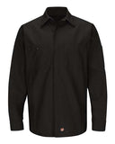 Red Kap Men's Tall Long Sleeve Automotive Crew Shirt