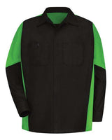 Red Kap Men's Tall Long Sleeve Automotive Crew Shirt