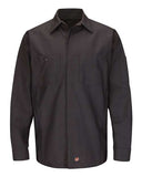 Red Kap Men's Tall Long Sleeve Automotive Crew Shirt