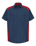 Red Kap Men's Tall Short Sleeve Motorsports Shirt