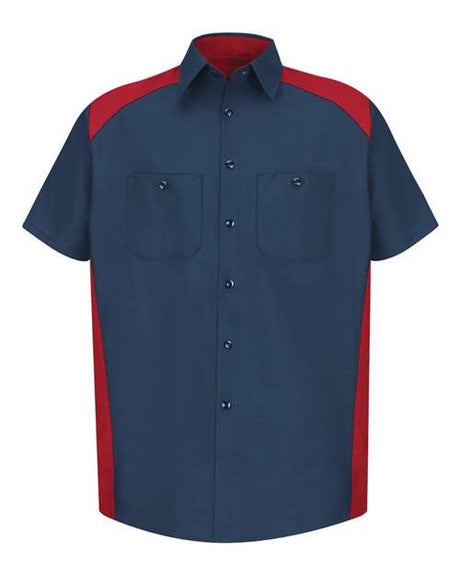 Red Kap Men's Tall Short Sleeve Motorsports Shirt