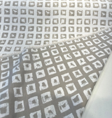 Sunbrella Kindle Silk Solution Dyed Acrylic Fabric - Geometric Prints, Dark Beige, 54" Width (1 Yard)